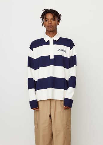 Striped Rugby Polo
