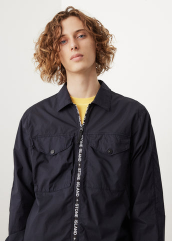 Zip Tape Overshirt Jacket