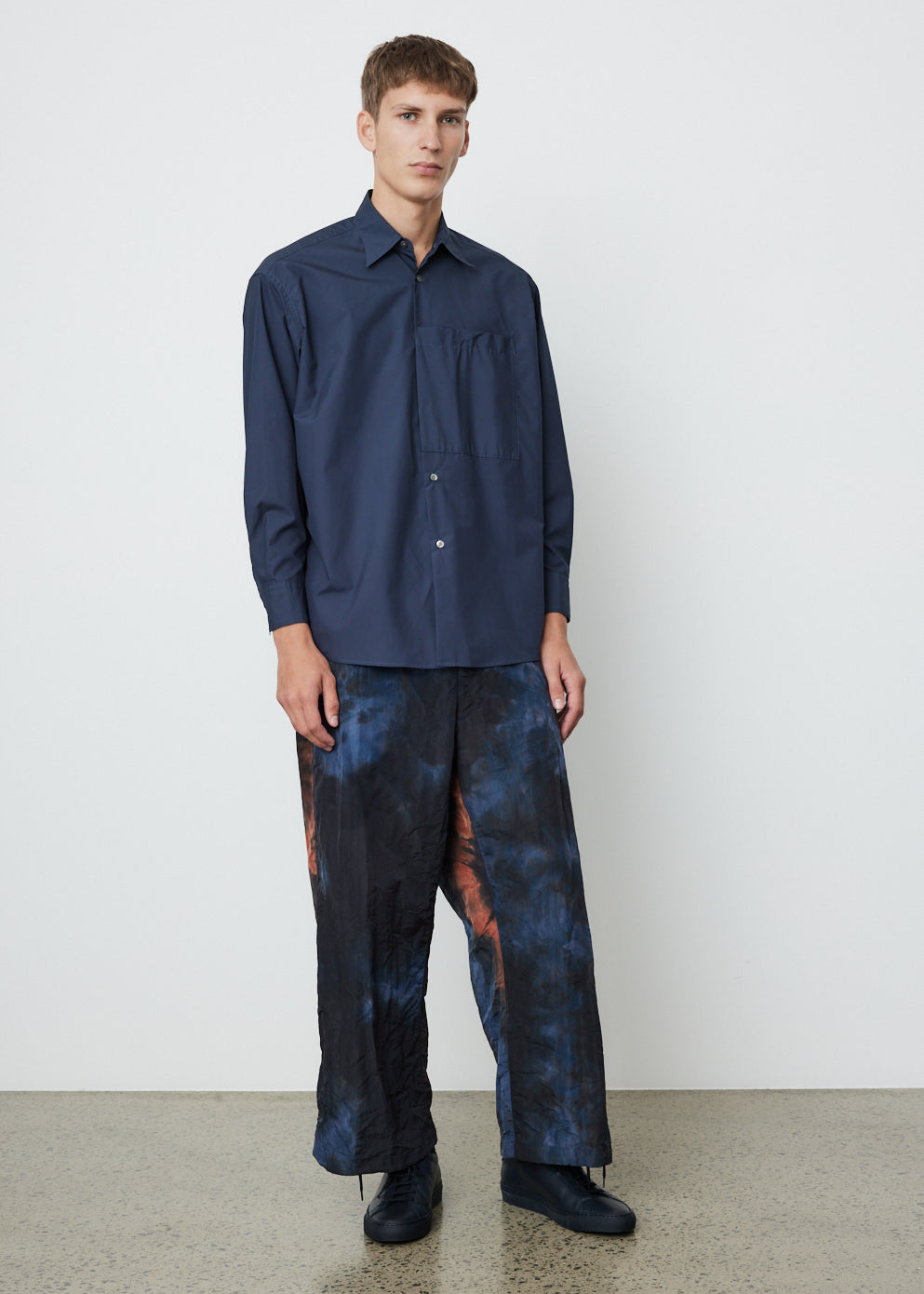 Injection Dyed Military Wide Easy Over Pants