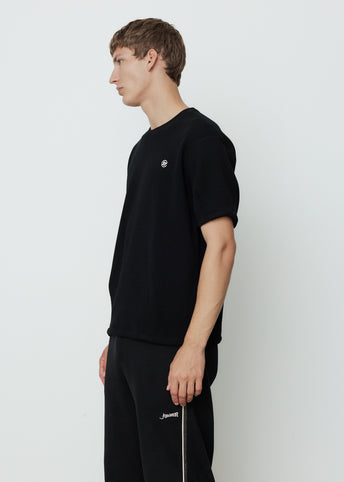 Waffle Knit Logo T-Shirt