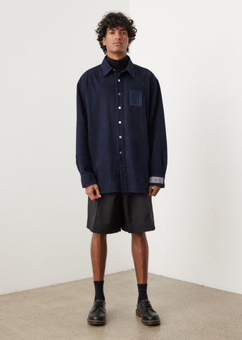 Straight Fit Denim Shirt