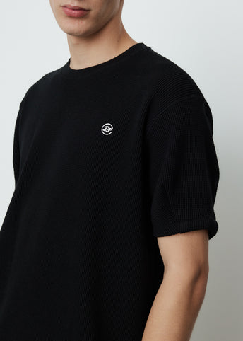 Waffle Knit Logo T-Shirt