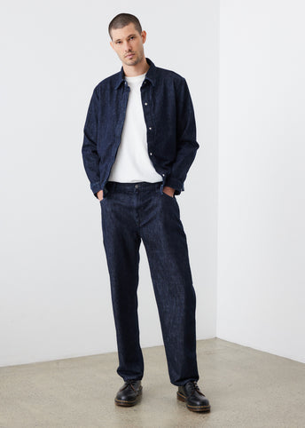 Denim Track Jacket