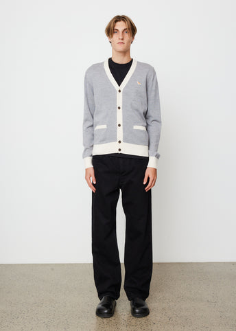 Baby Foc Patch Bi-colour Cardigan