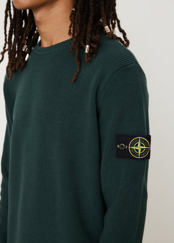 Crew Neck Badge Knit