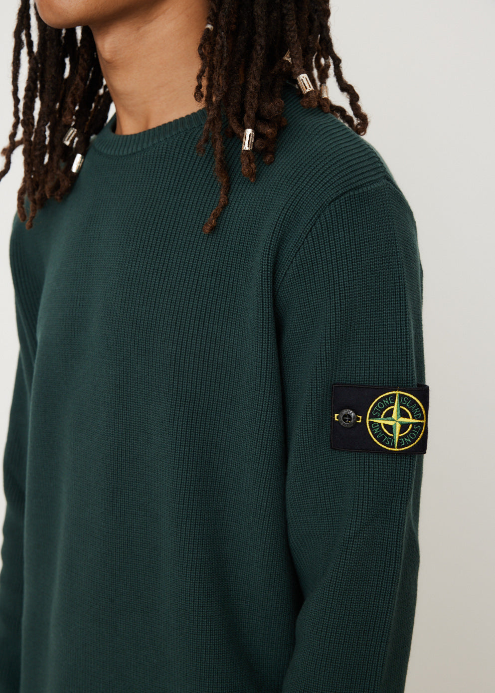 Crew Neck Badge Knit