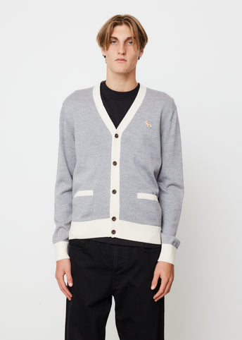 Baby Foc Patch Bi-colour Cardigan