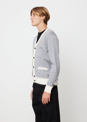Baby Foc Patch Bi-colour Cardigan
