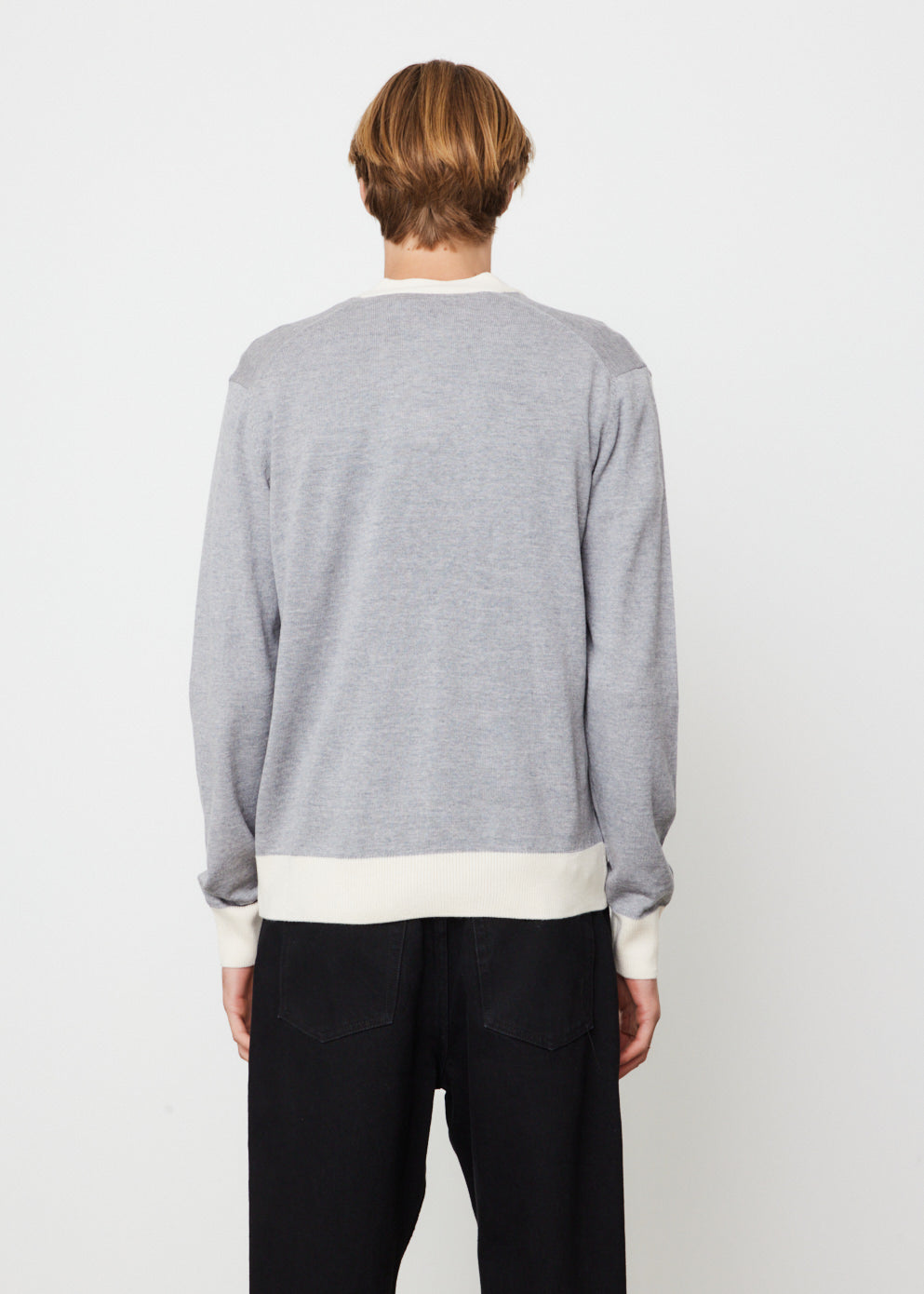 Baby Foc Patch Bi-colour Cardigan