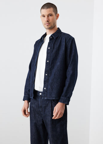 Denim Track Jacket