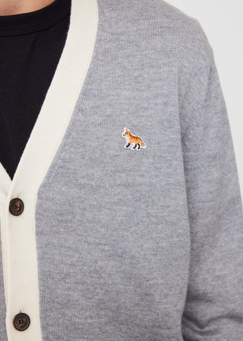 Baby Foc Patch Bi-colour Cardigan