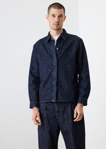 Denim Track Jacket