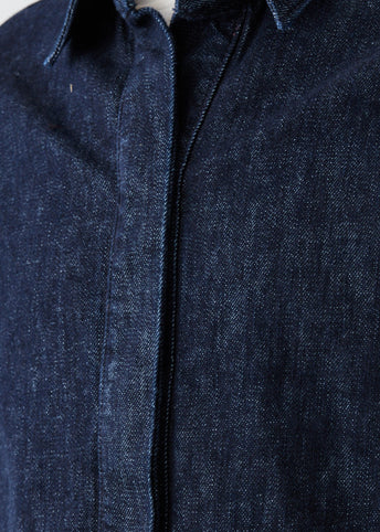 Denim Track Jacket