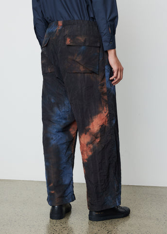 Injection Dyed Military Wide Easy Over Pants