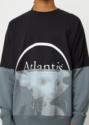Atlantis Half Half Crew Neck Sweatshirt