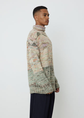 Kimothy Jacquard Knit Sweater