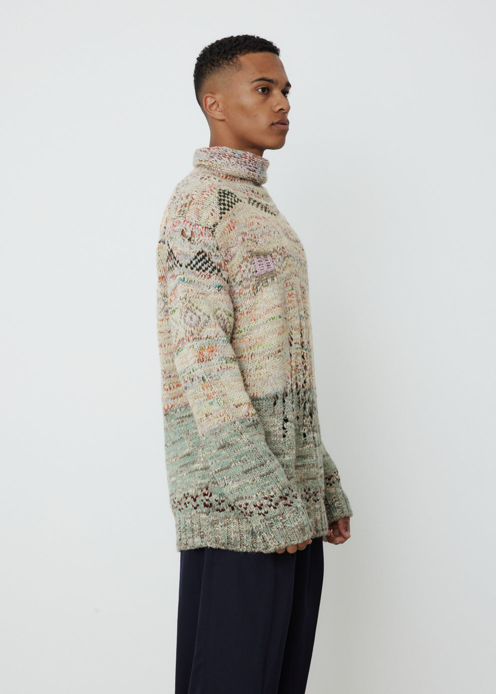 Kimothy Jacquard Knit Sweater