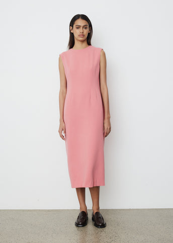 Tense Wool Double Cloth Dress