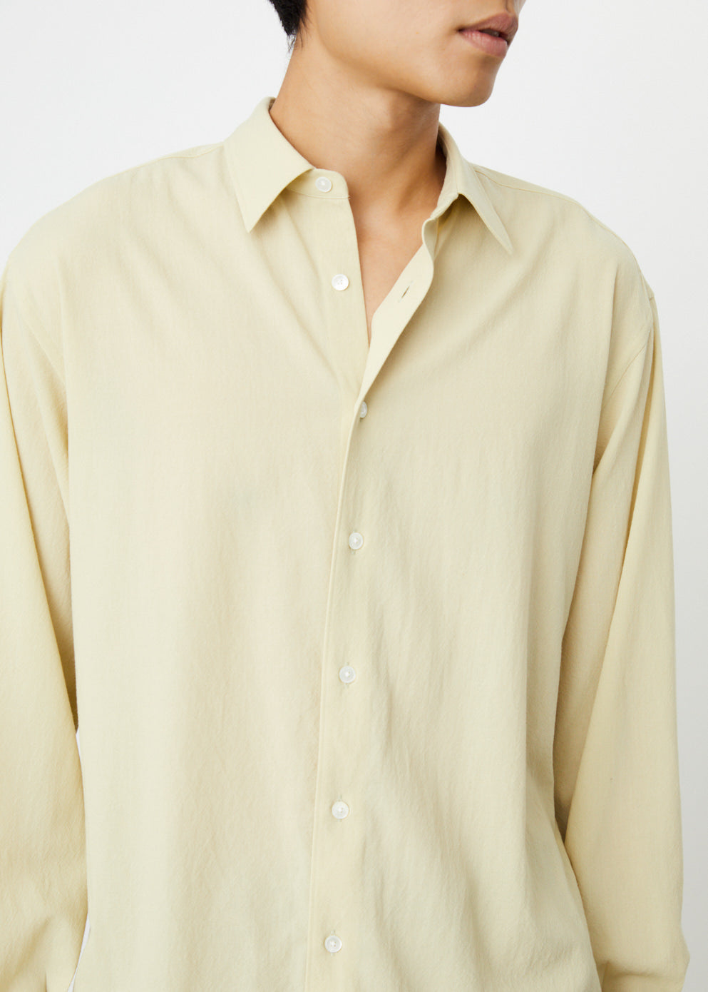Hard Twist Wool Viyella Shirt - Main Image