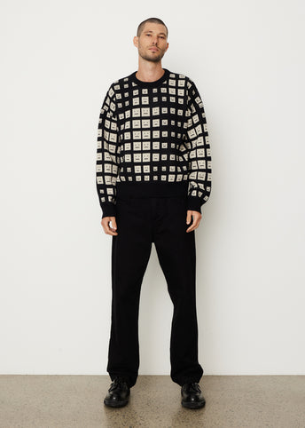 Kick Optical Knit Sweater