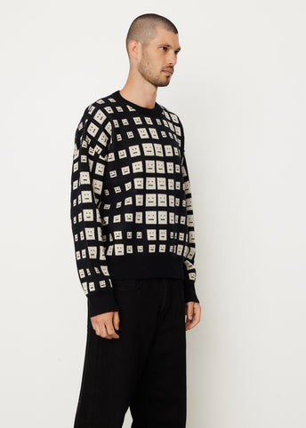Kick Optical Knit Sweater