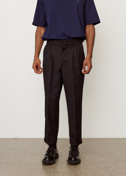 AMI｜SLACKS (FTR203 AC0014 001) AMI PARIS: Pants woman - Black | Ami Paris pants