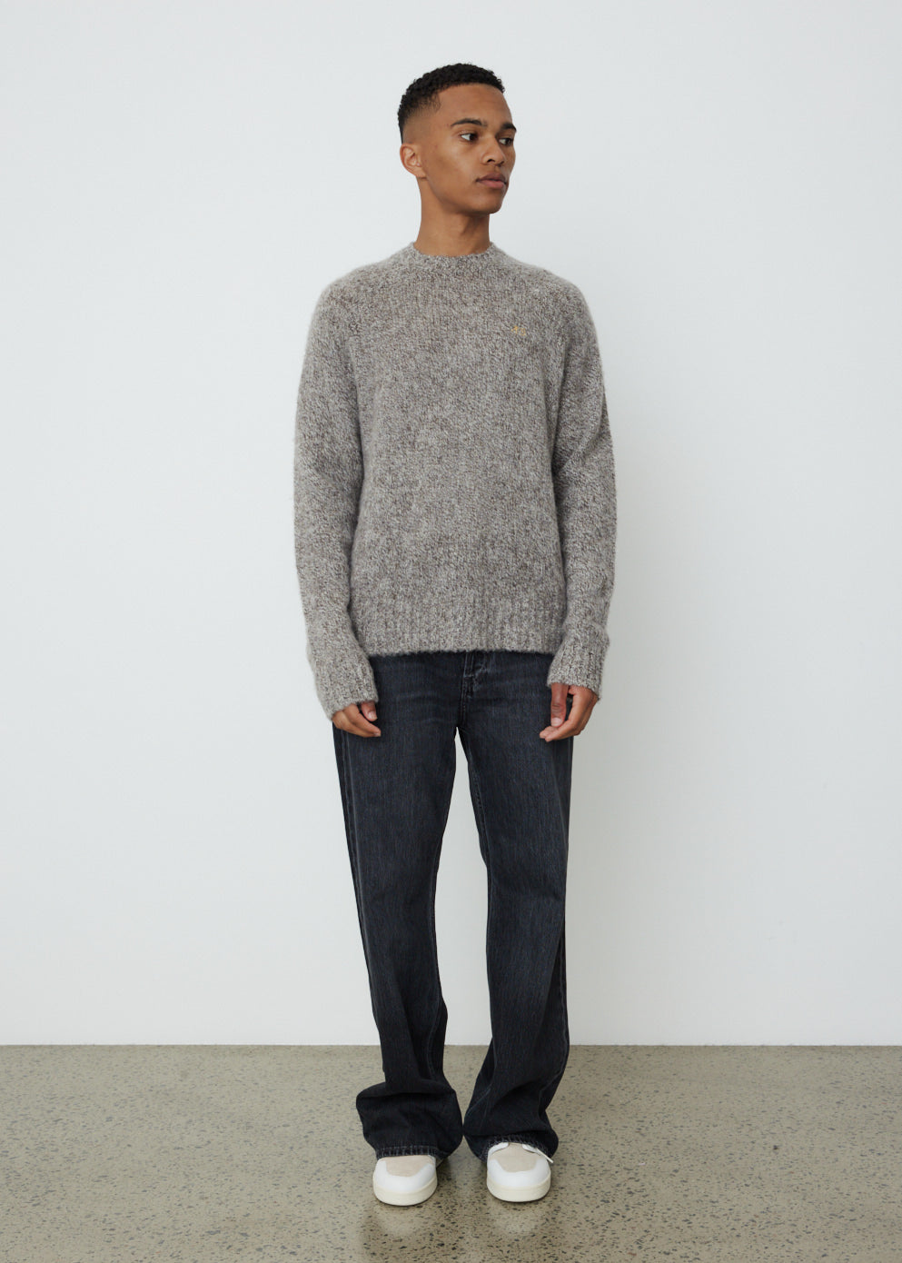 Kowhai As Logo Knit Sweater Kowhai As Logo Knit Sweater