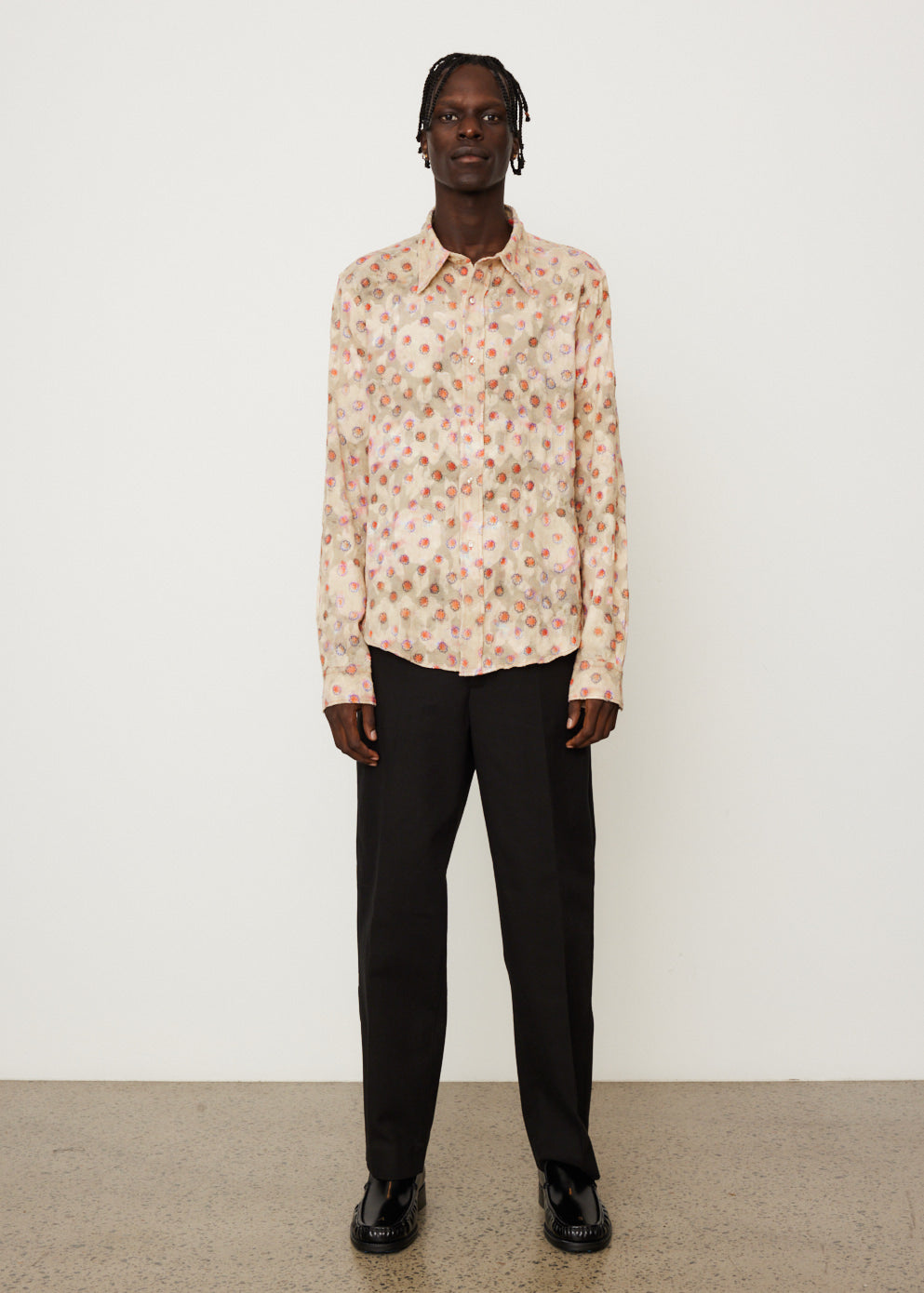 Siza Daisies Fil Coupe Long Sleep Shirt