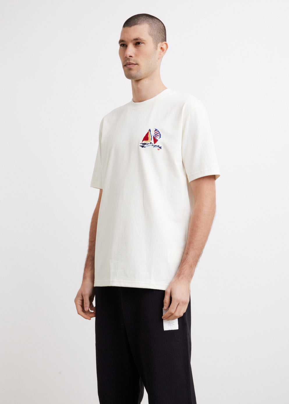 Johannes Boat Embroidery T-Shirt