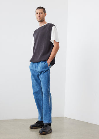 Denim Track Pant