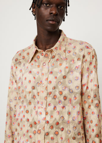 Siza Daisies Fil Coupe Long Sleep Shirt
