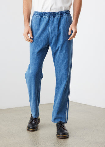 Denim Track Pant