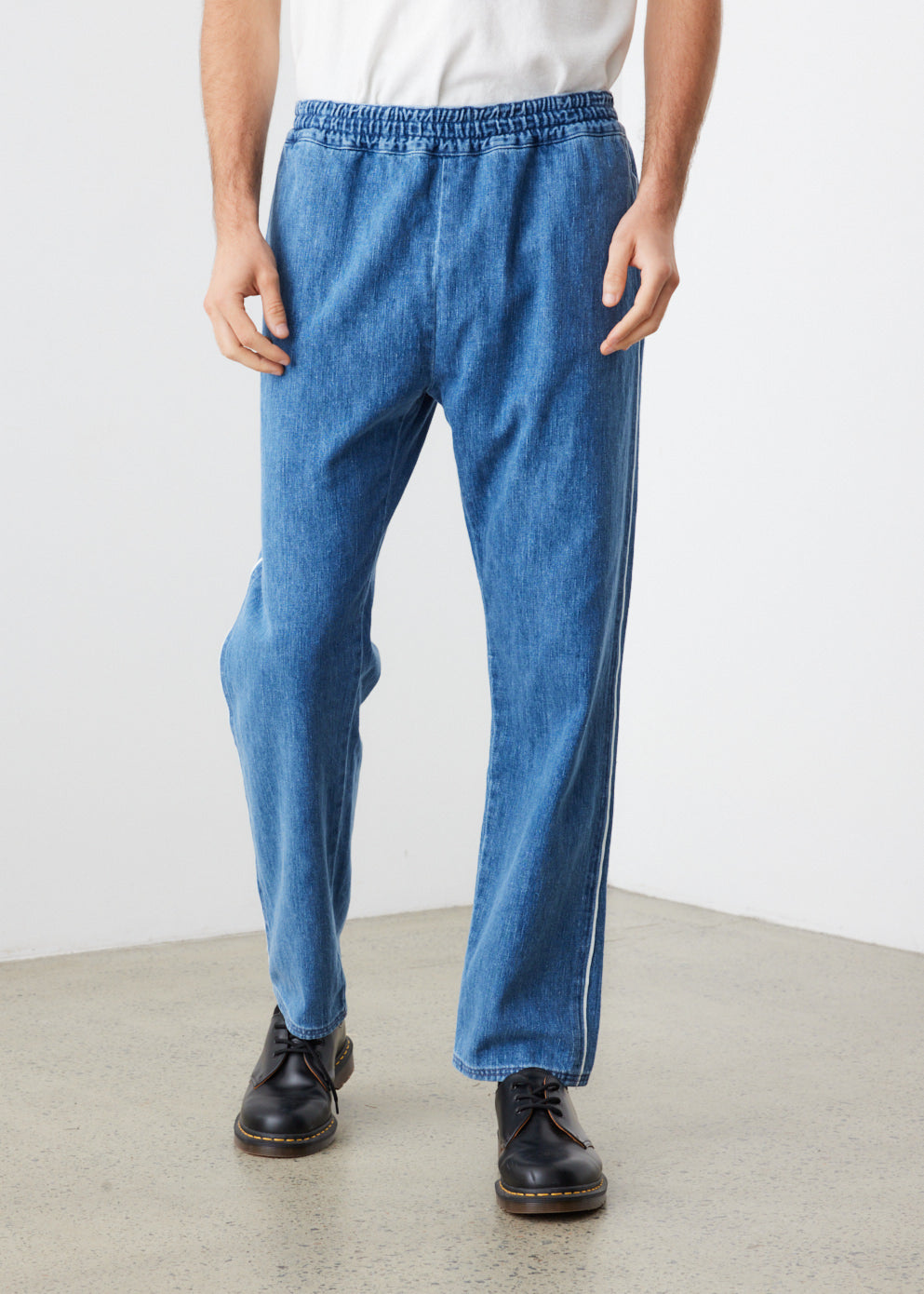 Denim Track Pant