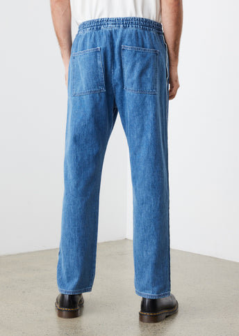 Denim Track Pant