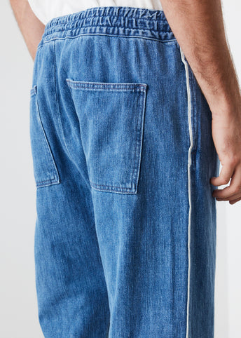 Denim Track Pant