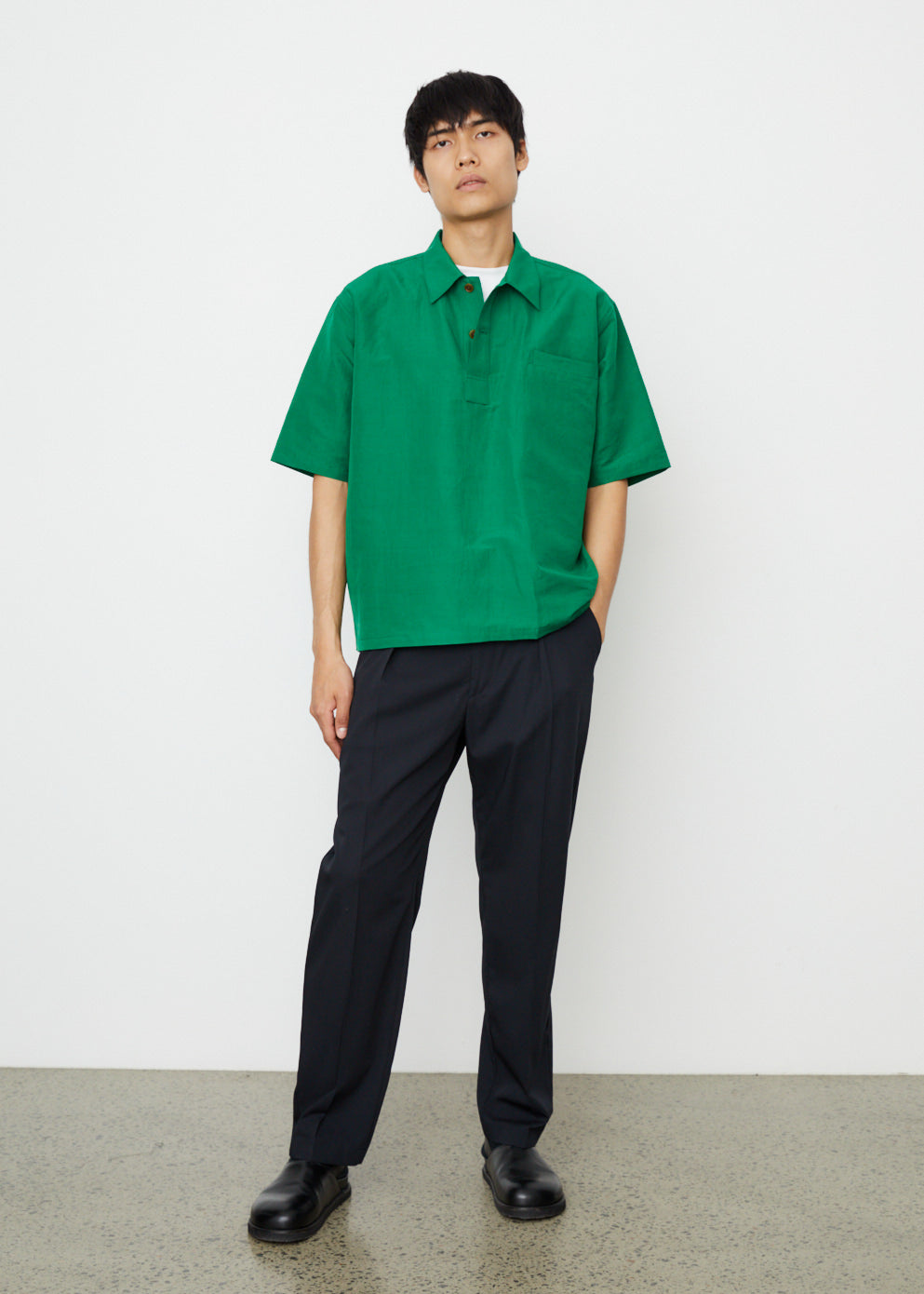 Namu Shop - Auralee High Density Finx Linen Weather Half