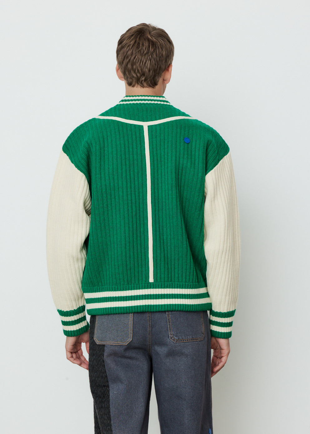 Ribbed Knit Bomber