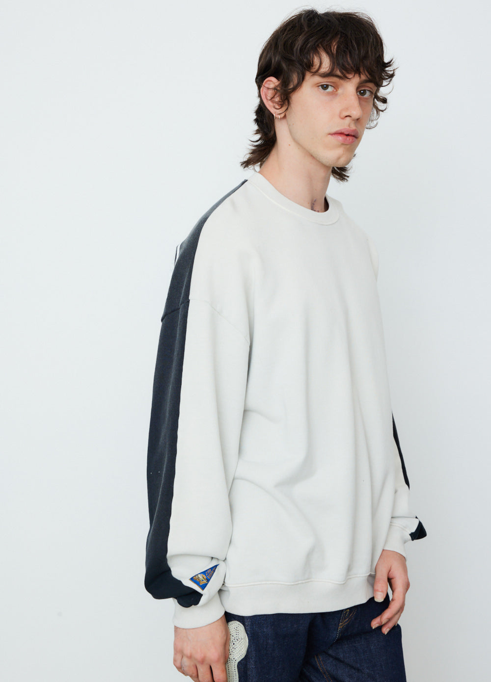 SWT Knit 2Tones Remake Big Sweater