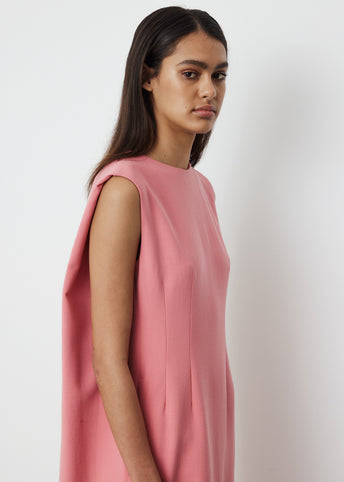 Tense Wool Double Cloth Dress