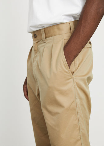 Gabardine Garment Washed Pants