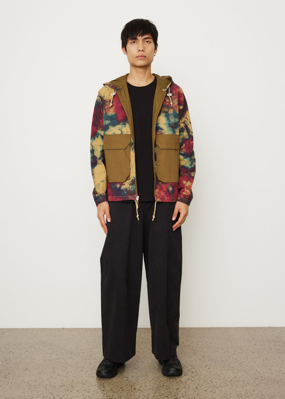 Printed Ripstop Wind Hoodie