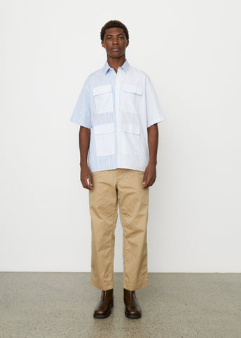 Gabardine Garment Washed Pants