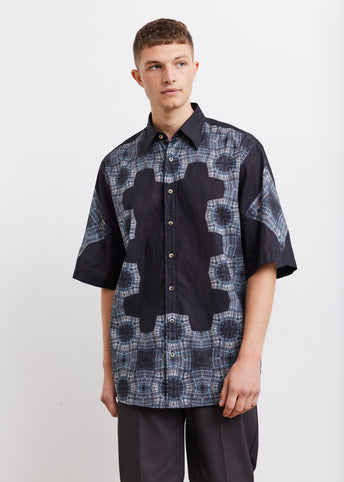 Sandrosa Short Sleeve Kaleido Print Shirt