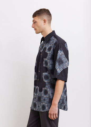 Sandrosa Short Sleeve Kaleido Print Shirt