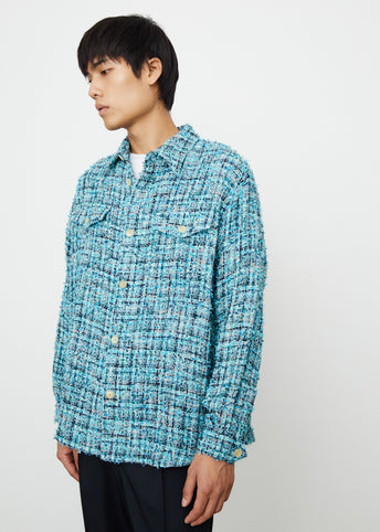 Homespun Summer Tweed Shirt Blouson