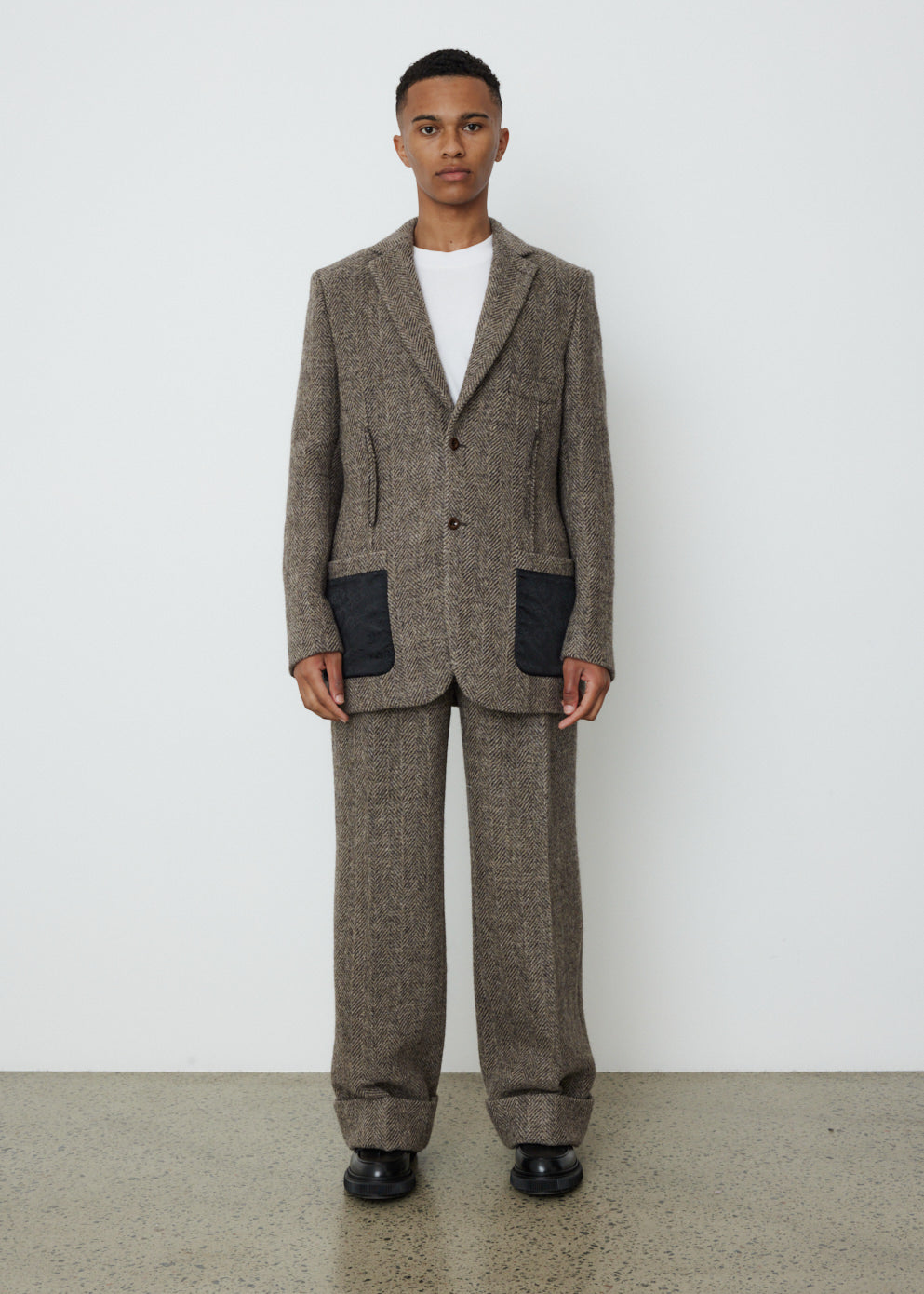 Junio Herringbone Blazer