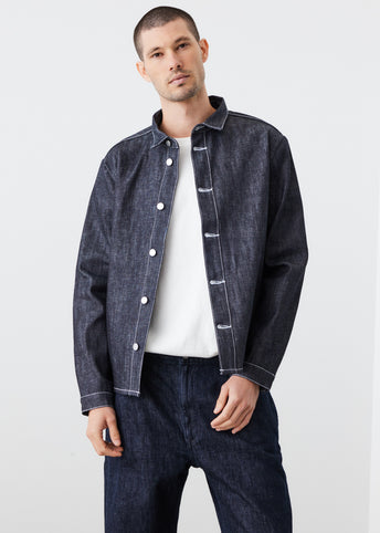 Contrast Overshirt Jacket