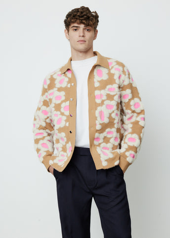 Le Chemise Neve Fleurs Cardigan