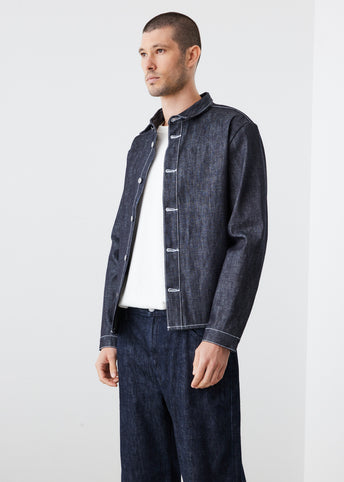 Contrast Overshirt Jacket