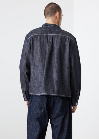 Contrast Overshirt Jacket